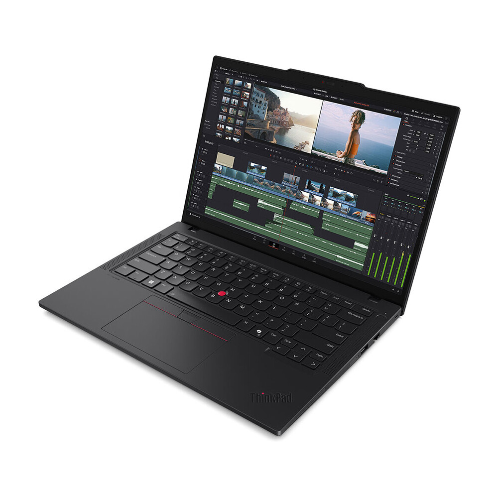 Ноутбук Lenovo ‎ThinkPad P14s Gen 5, 14", 16 ГБ/512 ТБ, Ryzen 7 PRO 8840HS, Radeon 780M, черный, английская клавиатура — фото 4