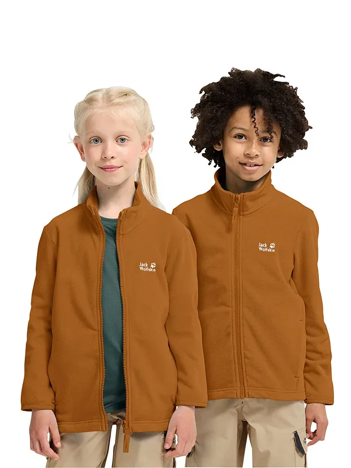 Флисовая куртка детская Taunus 100 Jack Wolfskin, светло-коричневый