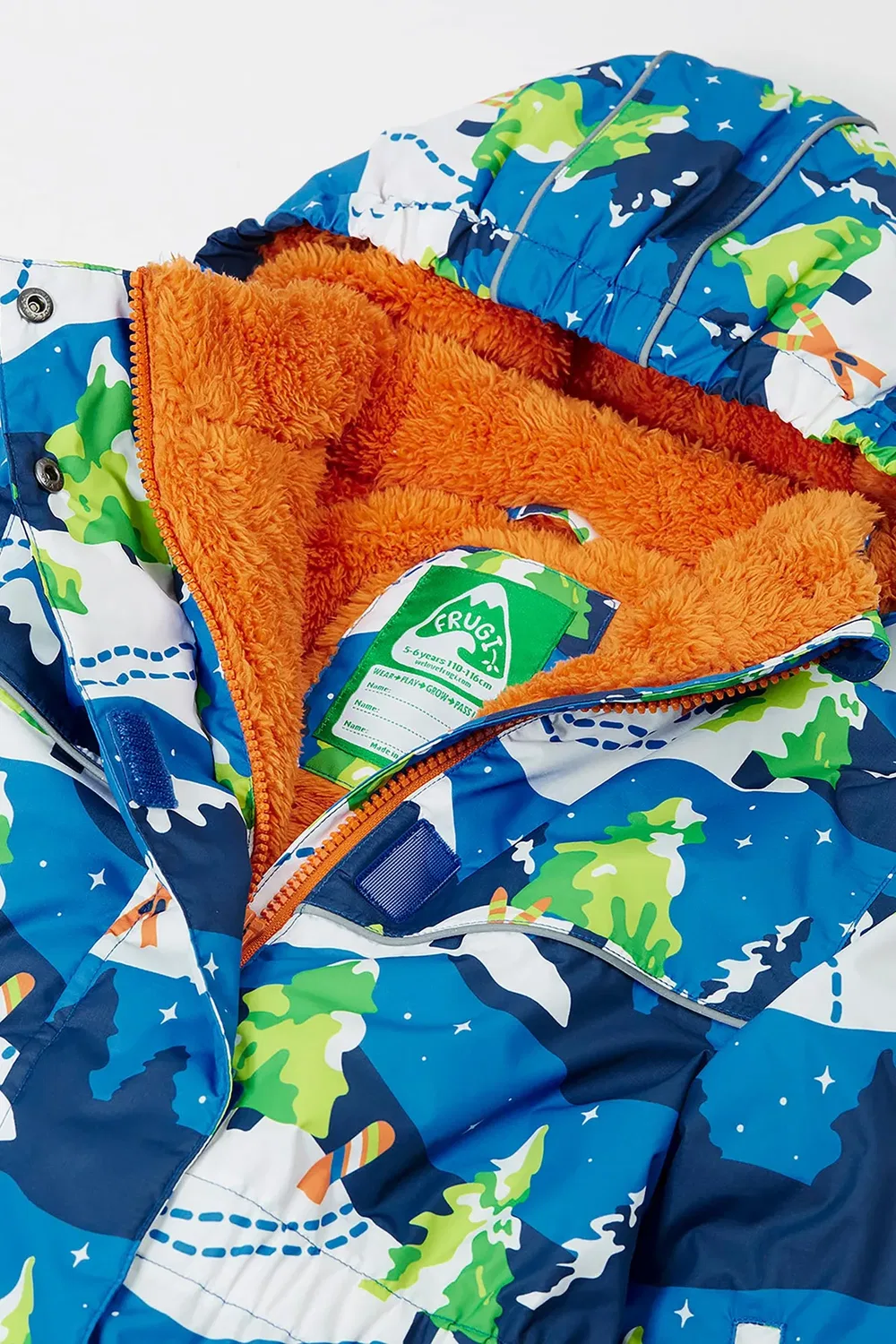 Детский комбинезон Any Weather All in One Frugi, Blue — фото 3