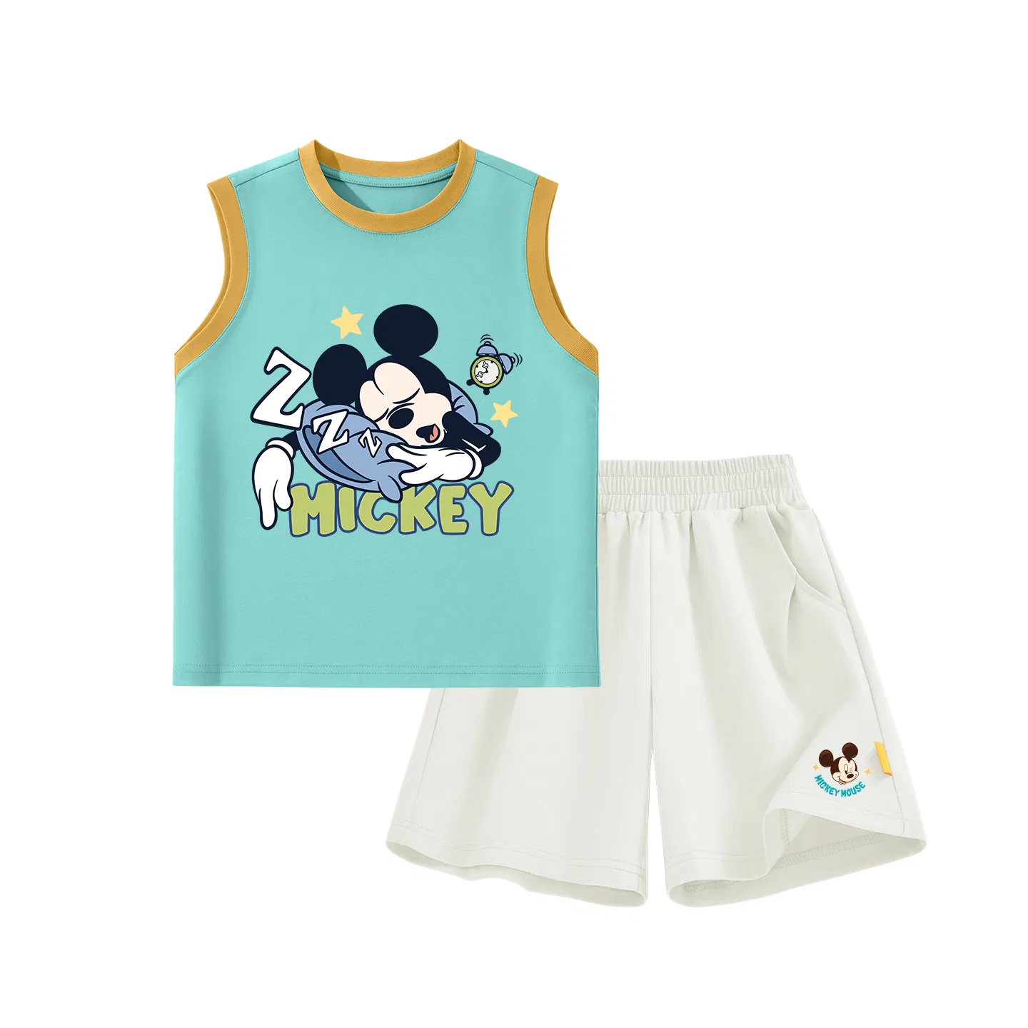 Спортивный костюм для детей, трикотажный, Disney, Di Qiqi Orange Blue