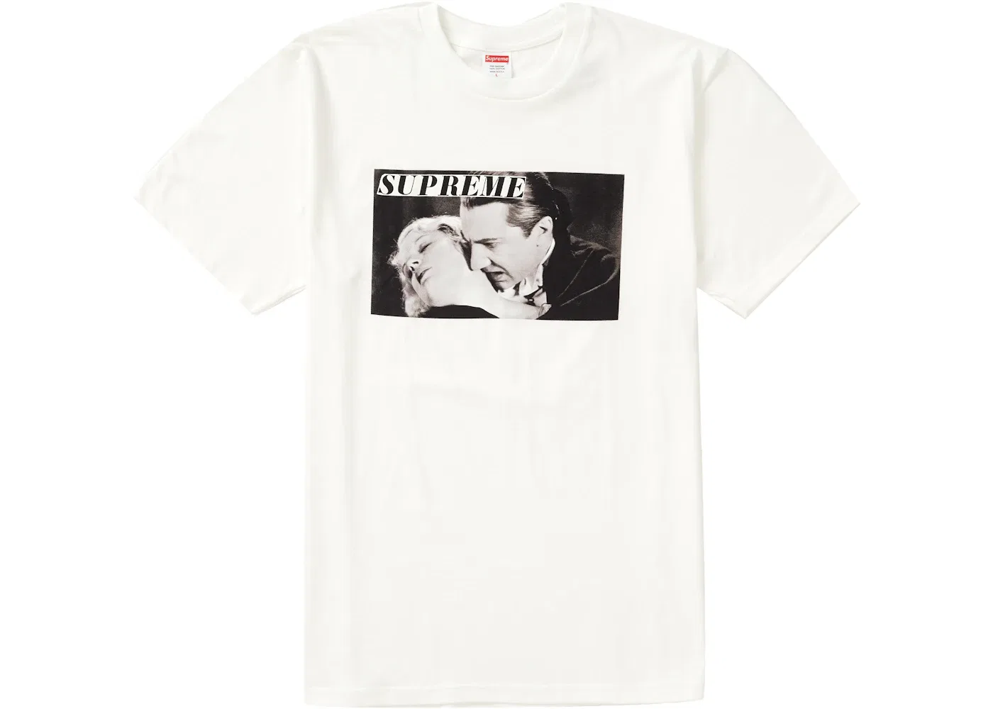 Мужская футболка с принтом Bela Lugosi Tee Supreme, White