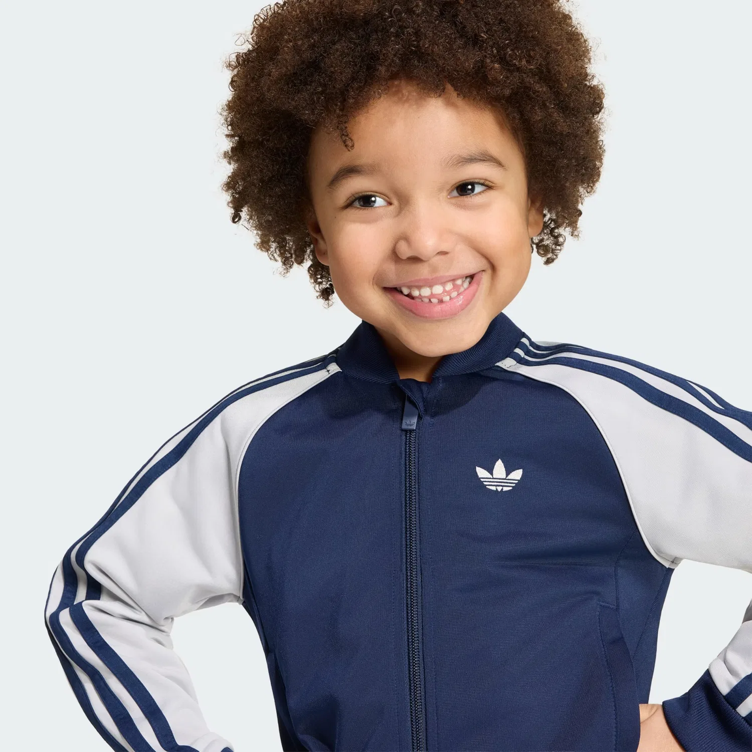 Спортивный костюм Adidas Originals SST темно-синего цвета — фото 3