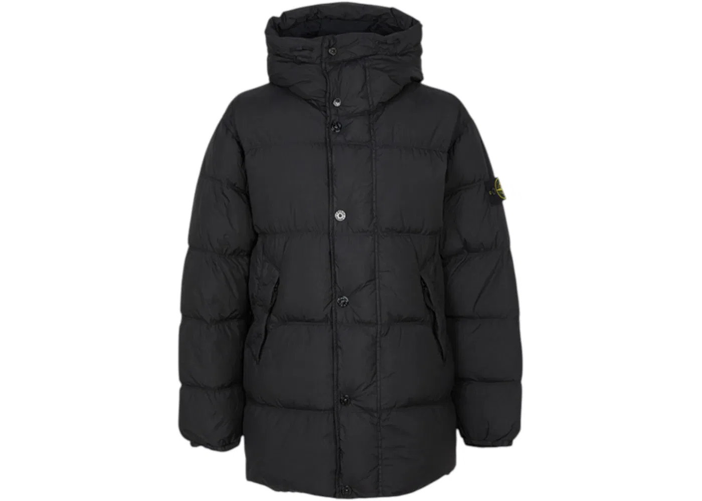 Мужская куртка с молнией Stone Island, Black