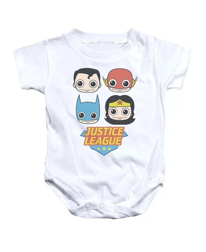 

Лига Справедливости Baby Girls of America Детский комбинезон Лиги Справедливости Justice League Of America, белый