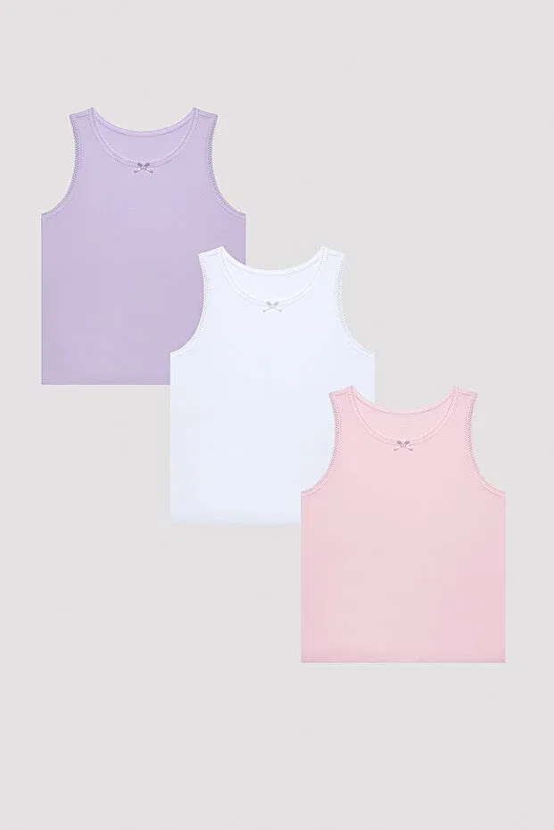 Детское нижнее белье для девочек хлопковое комплект из 3 штук Penti, Multicolor