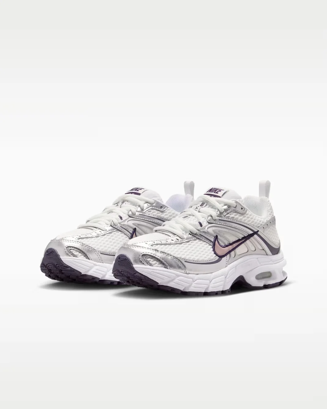 Кроссовки подростковые Nike Air Max Moto 2K, белый/фиолетовый — фото 2
