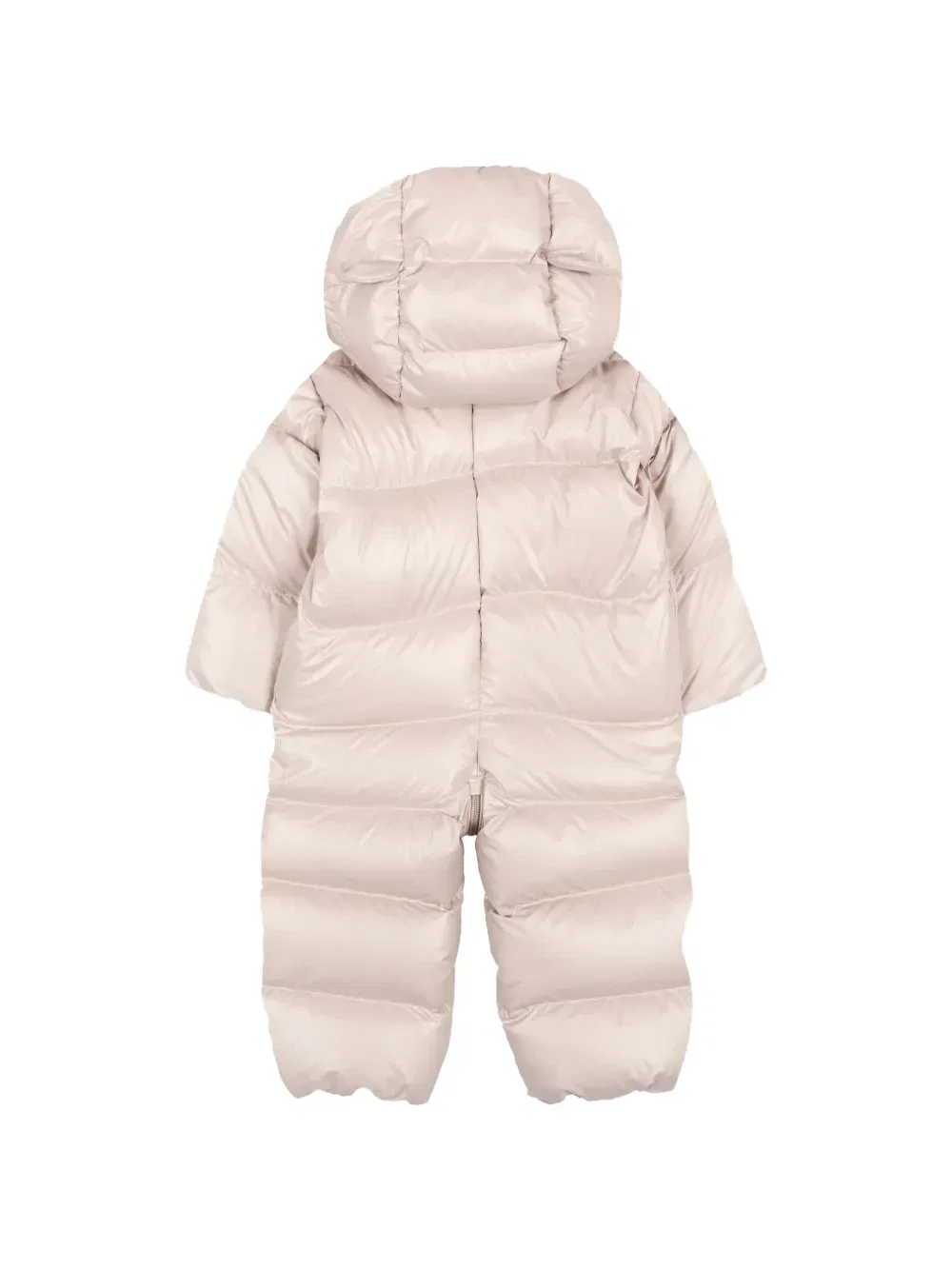 Стеганый комбинезон с капюшоном Deidre Moncler Enfant, бежевый — фото 2