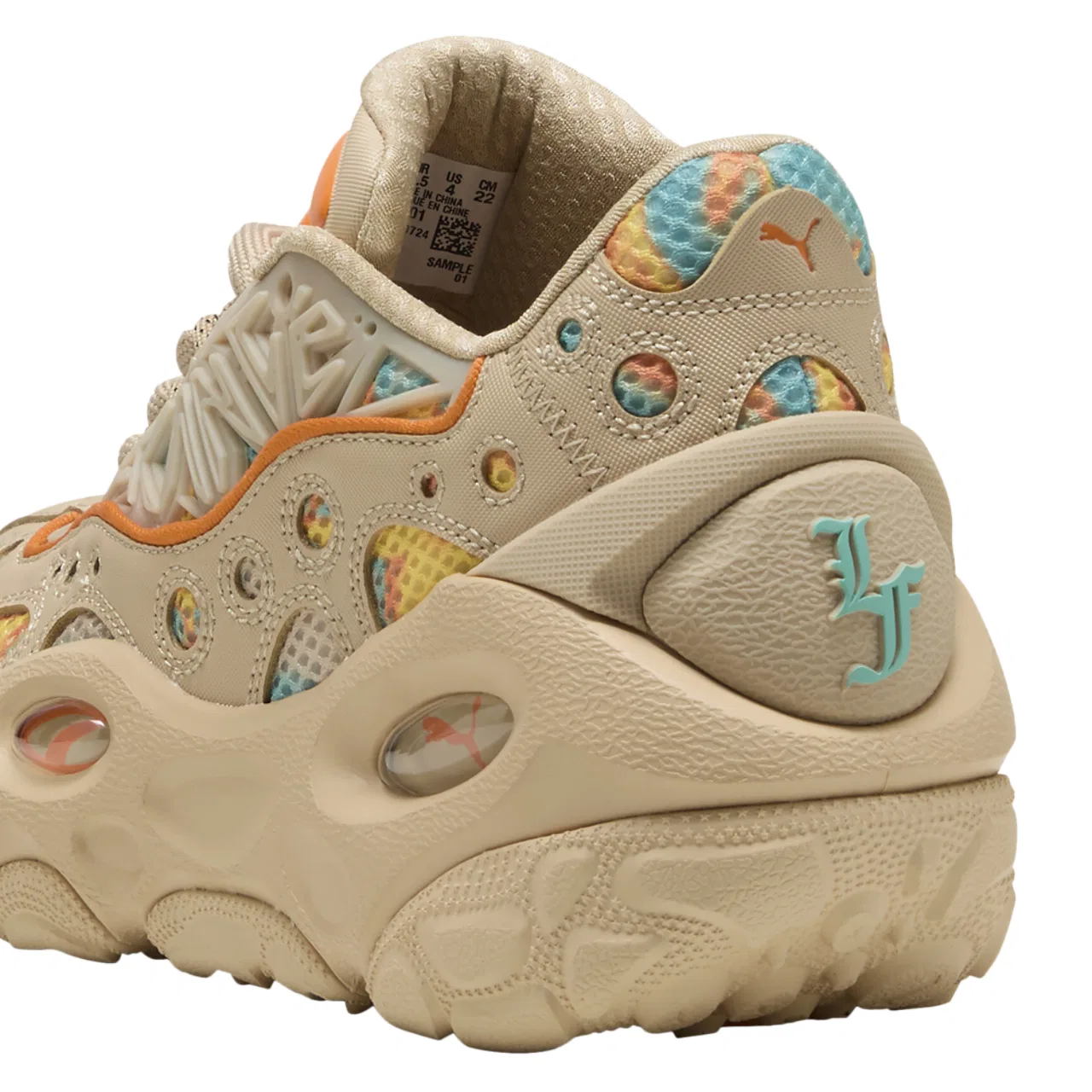 Кроссовки для мальчиков LaFrance RNR PUMA, цвет Multi/Beige — фото 3