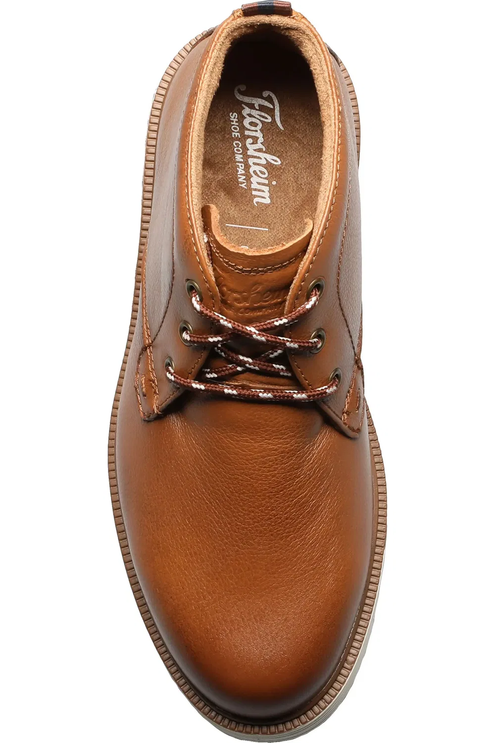 Детские ботинки чакка на нескользящей подошве Supacush Jr Florsheim, Cognac — фото 4