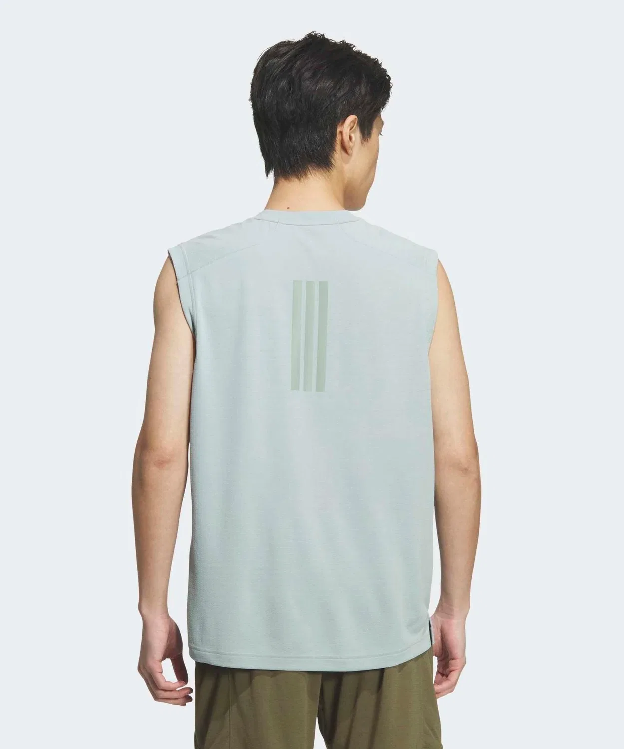 Мужской топ без рукавов Tech Essentials Cool Touch Regular Fit Stealth Sleeveless T-Shirt Adidas, Green — фото 2