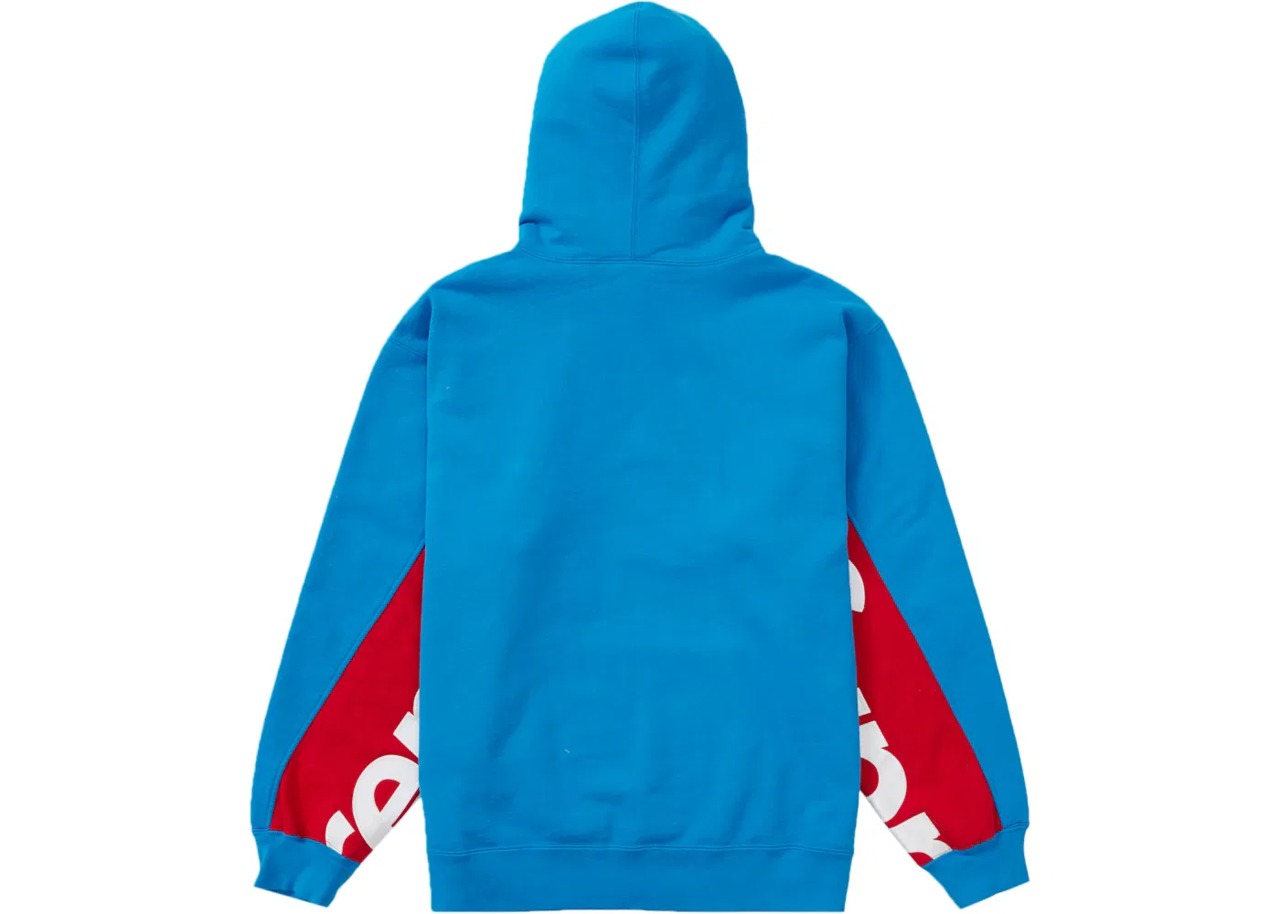 Мужской худи с капюшоном и панельным дизайном Supreme, Bright Blue — фото 3