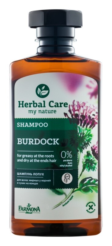 

Шампунь для жирной кожи головы и сухих кончиков Farmona Herbal Care Burdock