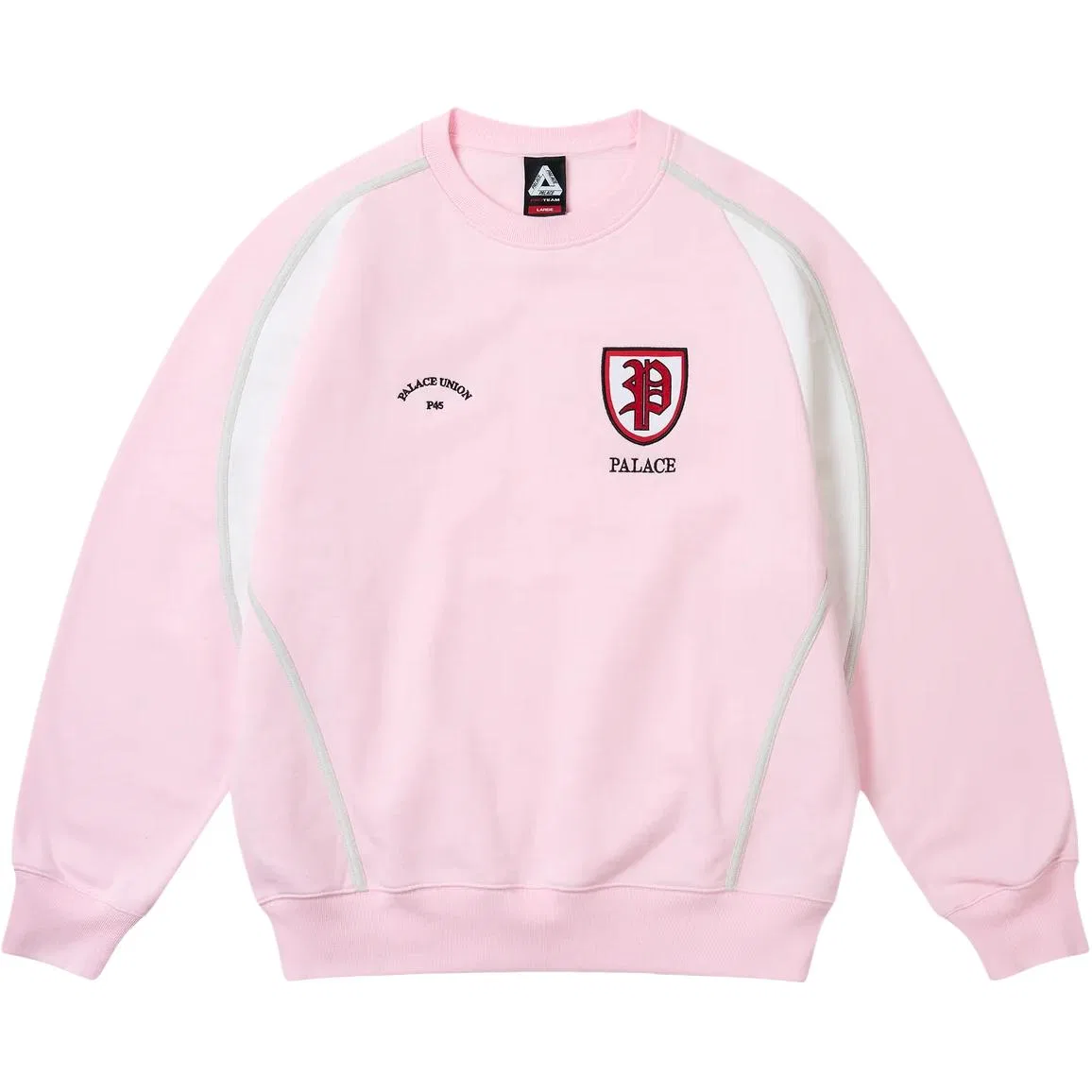 Детское унисекс свитшот Candy Pink с принтом SS26 Summer Collection Drop 5 PALACE