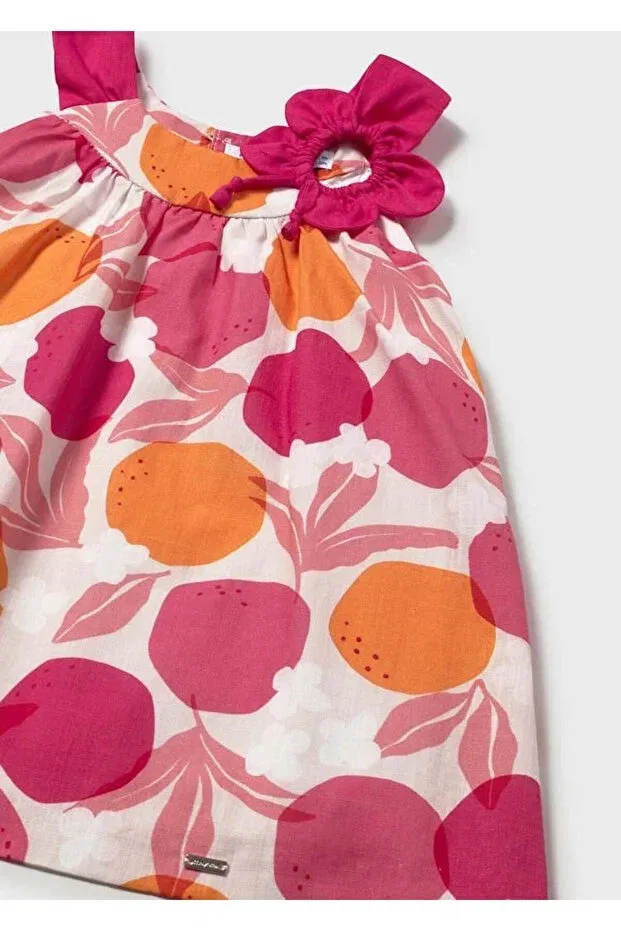 Детское платье для девочек с принтом Floral dress Mayoral, Multicolor — фото 4