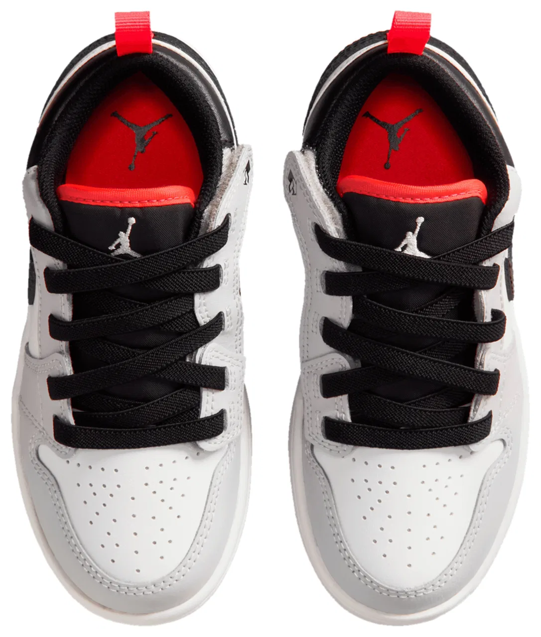 Кроссовки для мальчиков AJ 1 Low Jordan, цвет Black/Summit White/Grey — фото 4