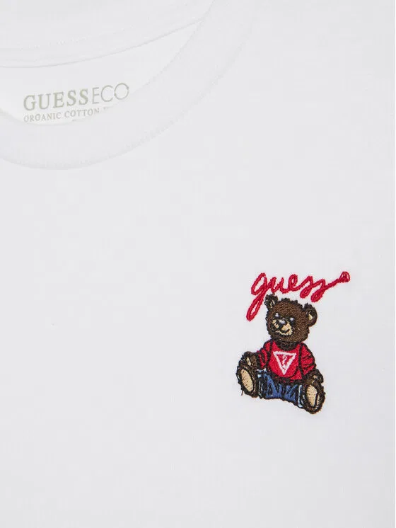 Футболка oversize Guess, белый — фото 3