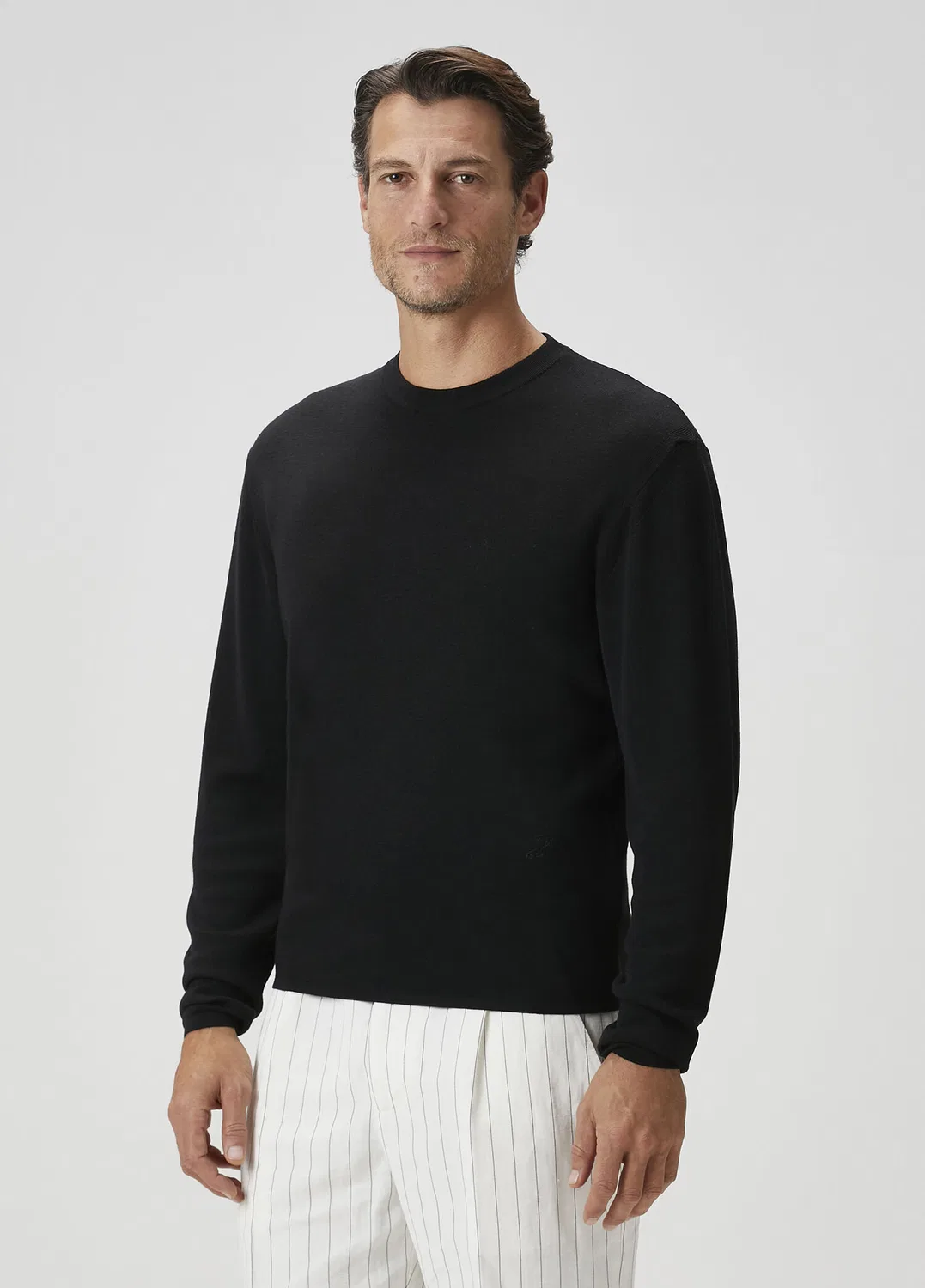 Свитер с логотипом Jacquemus, черный — фото 3