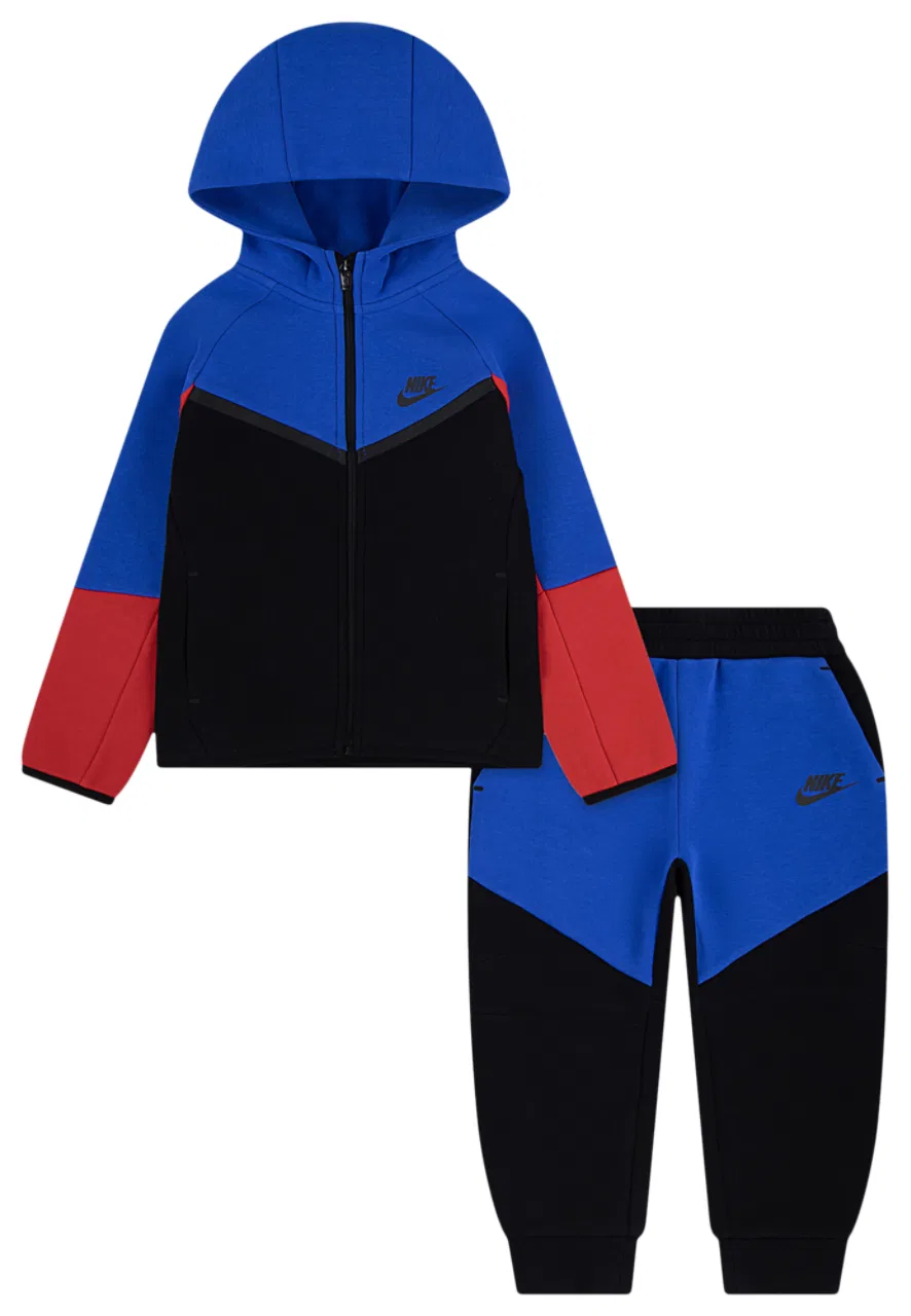 Детский комплект для мальчиков Tech Fleece Full-Zip Nike, цвет Game Royal/Black