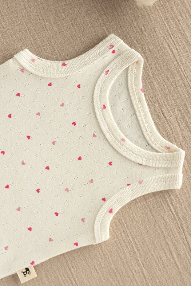 Детское боди с принтом Mimu Baby, Pink — фото 3