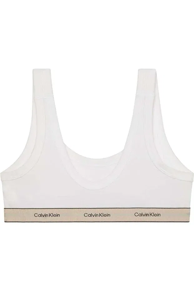 Женское бра без косточек Calvin Klein, White — фото 2