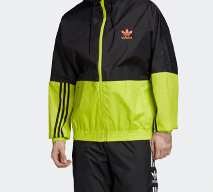 Спортивная куртка на молнии с цветными блоками Originals Adidas, желтый — фото 3