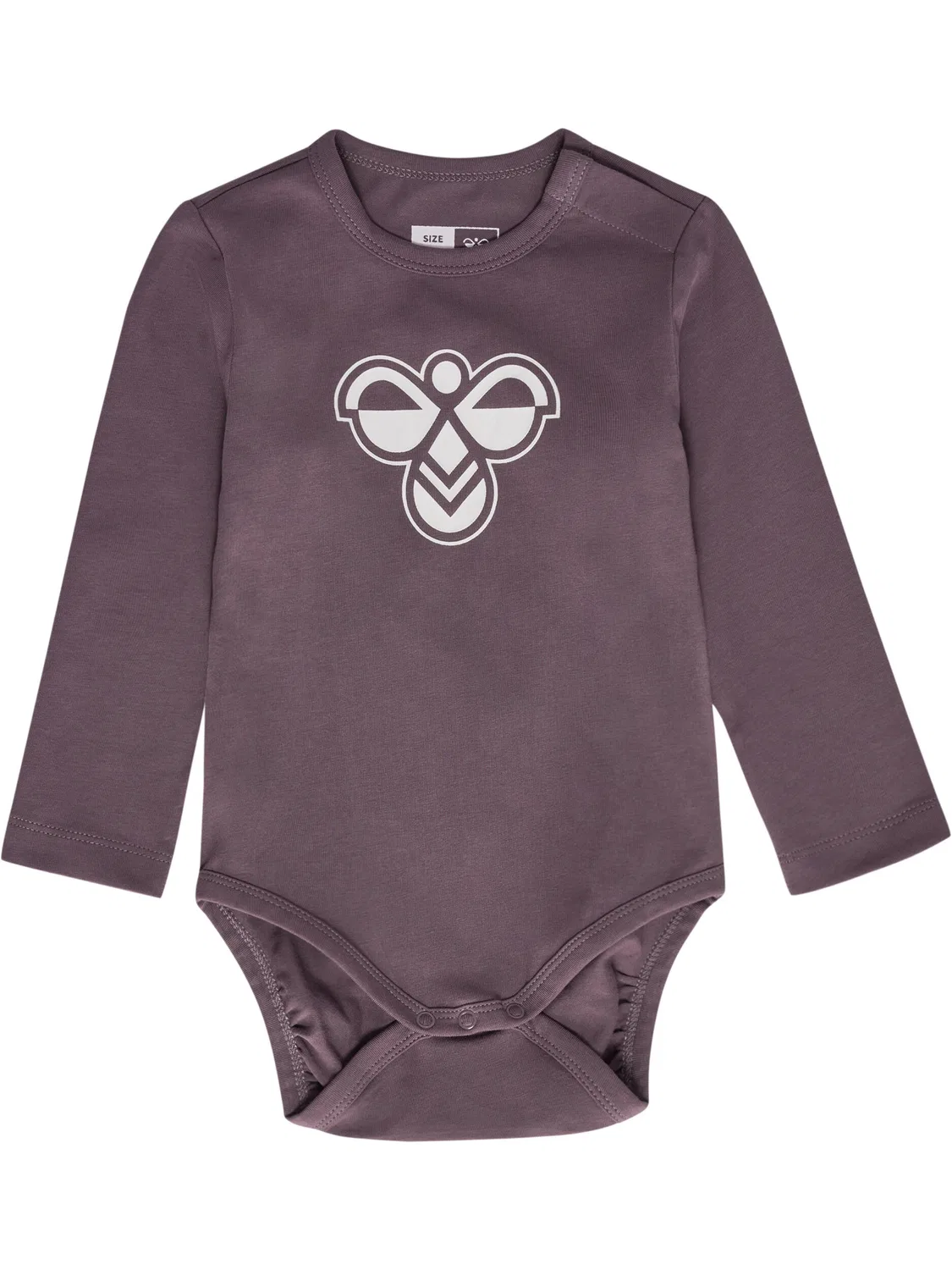 Детский боди с длинным рукавом Hmlmini Hummel, Dark Violet — фото 3