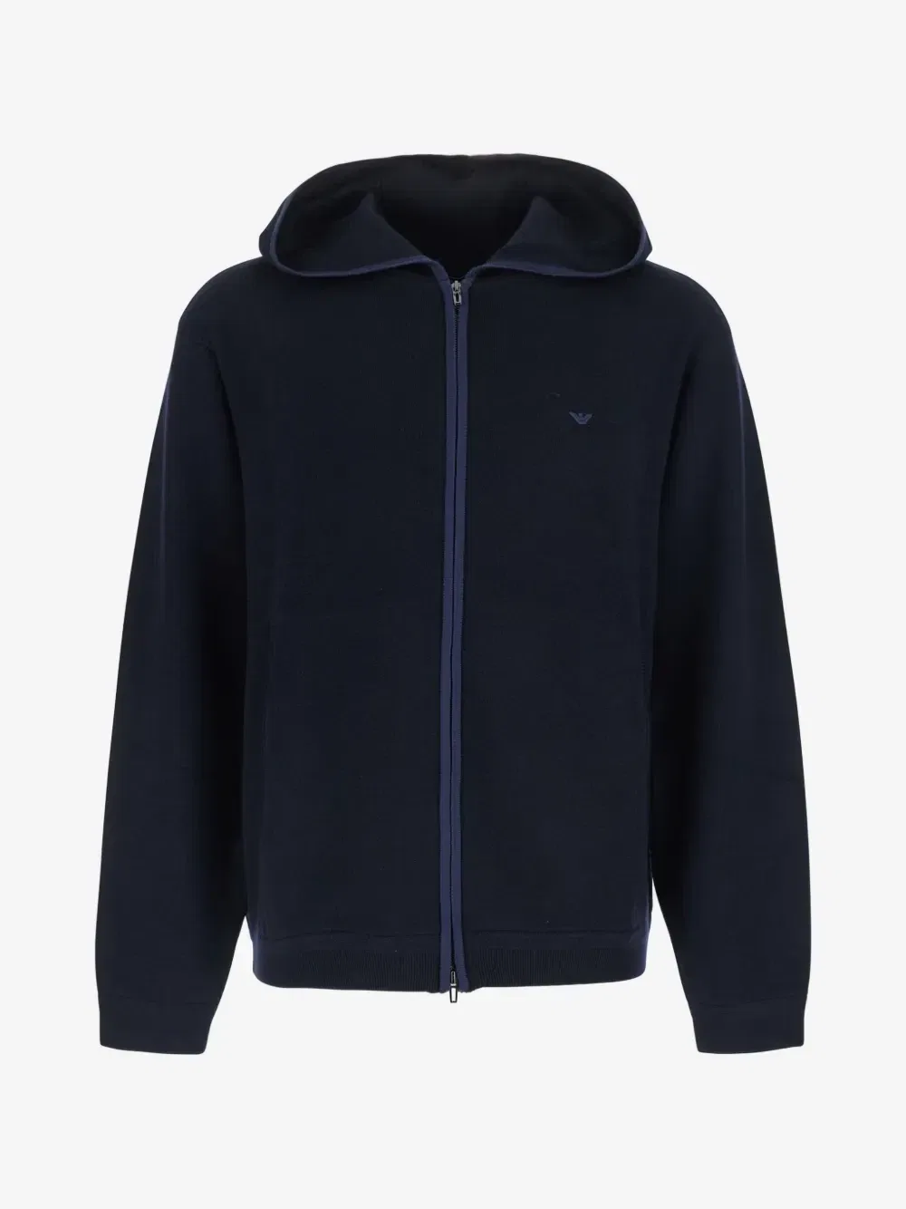 Толстовка на молнии EMPORIO ARMANI, синий