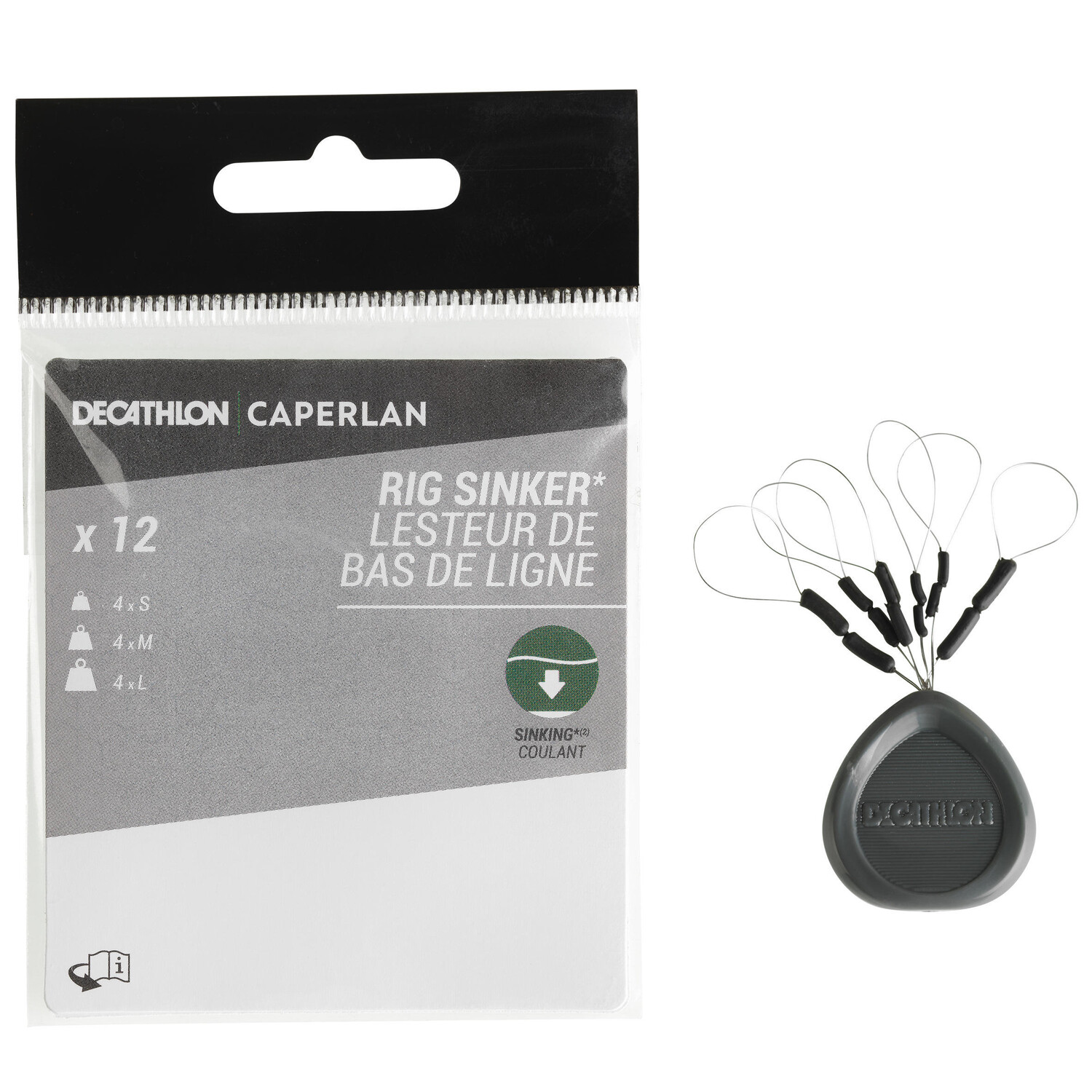 

Монтажный комплект для рыболовных принадлежностей Leadcore Sand Carp Fishing CAPERLAN, желтый