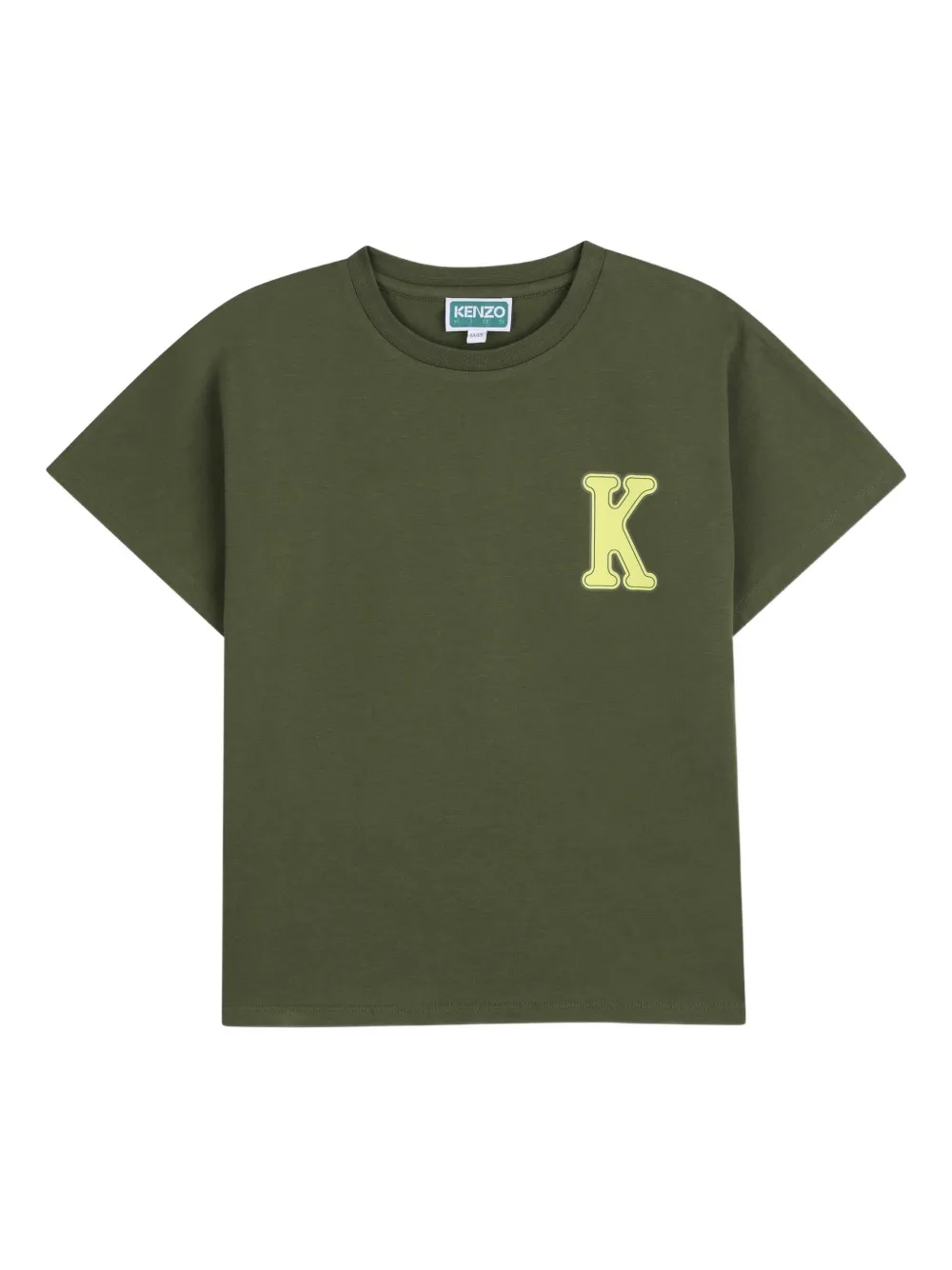 

Футболка с принтом Kenzo Kids, зеленый