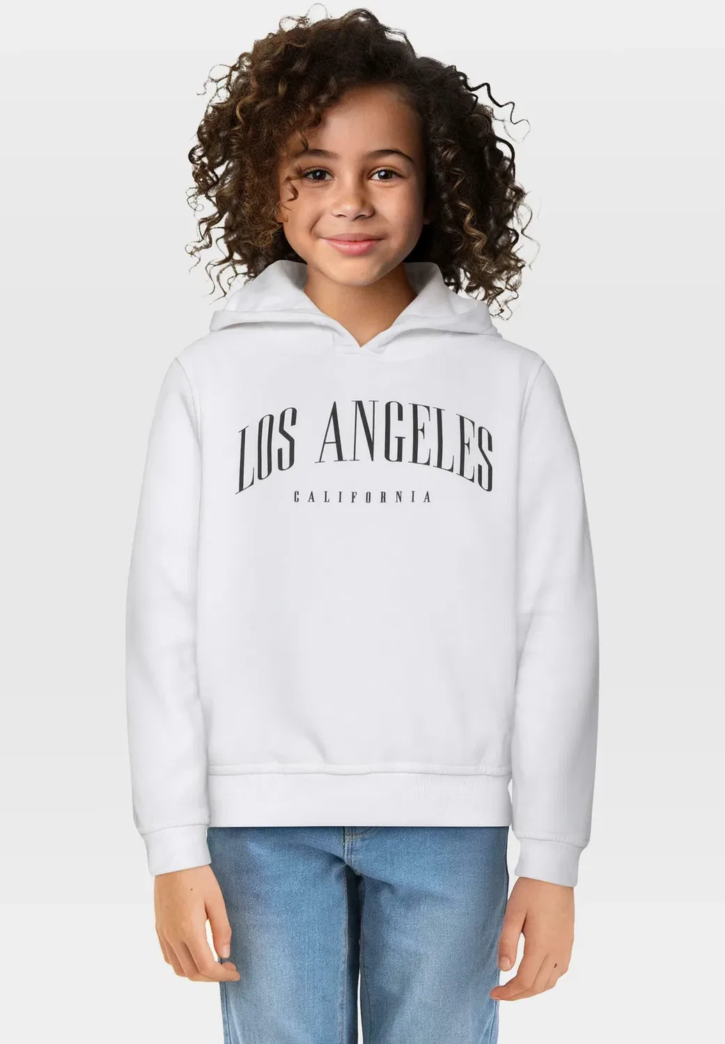 Комплект из 2 шт. Langarm Los Angeles New York - толстовка с капюшоном Urban Classics, Black White — фото 2