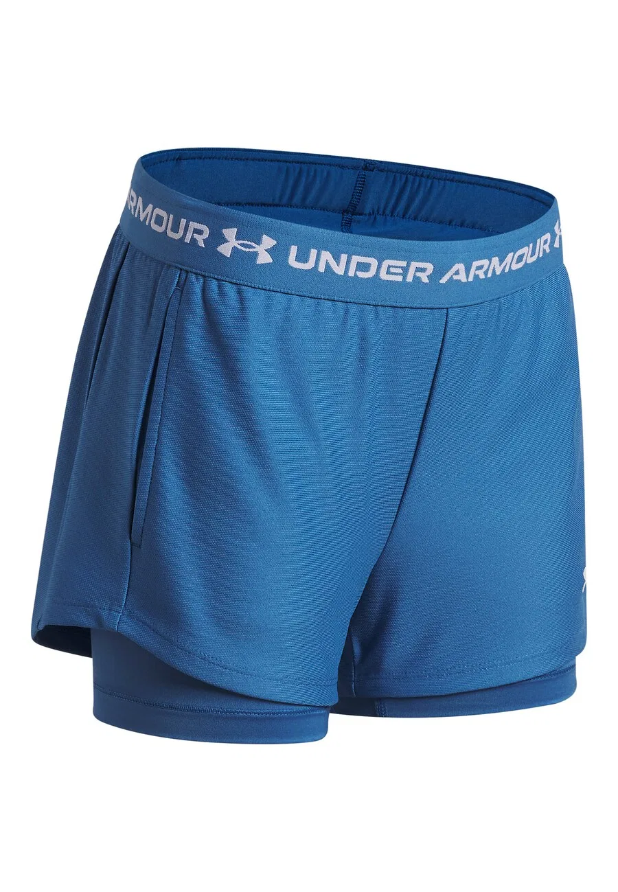 Спортивные шорты UNDER ARMOUR Regular Workout Pants 'Play Up' синего цвета — фото 2