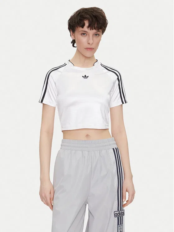 Футболка slim fit adicolor Teamgeist Baby Adidas, белый