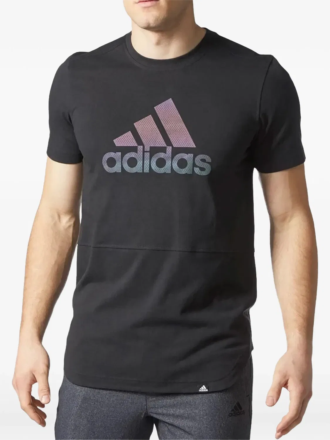 Футболка с короткими рукавами Adidas, черный