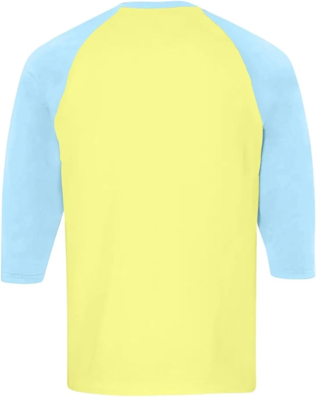 Мужская бейсбольная футболка с рукавом 3/4 Athletic, Yellow — фото 4