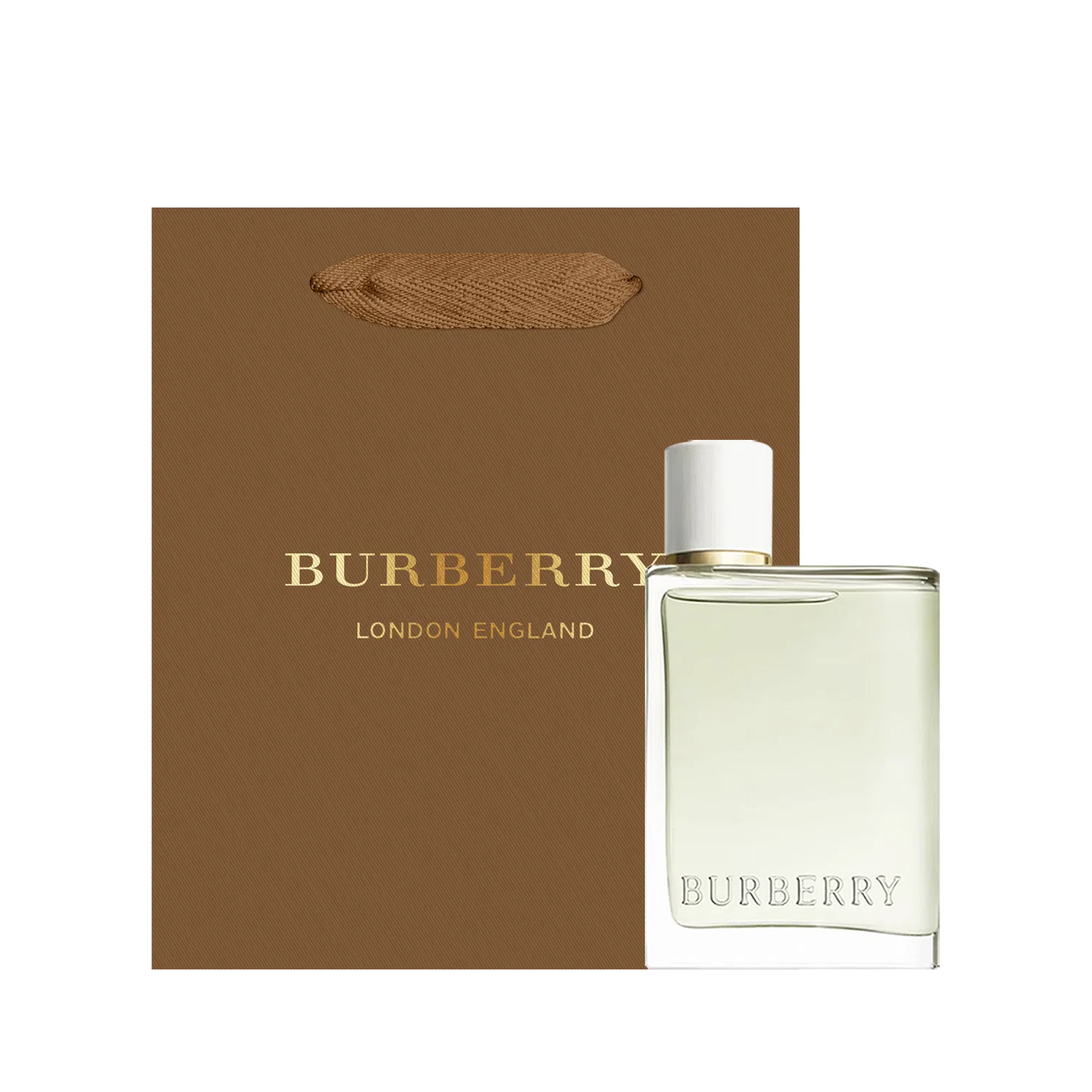 Парфюмерный набор Burberry Small Shopping Bag+Fruity Light Perfume 30ml, Burberry, Green Grape Gummies Flower And Her Fruit Glow Box