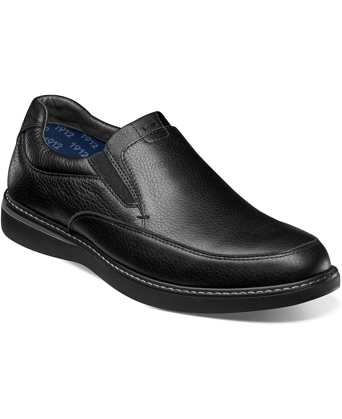 

Мужские лоферы bayridge moccasin toe без шнуровки Nunn Bush, черный