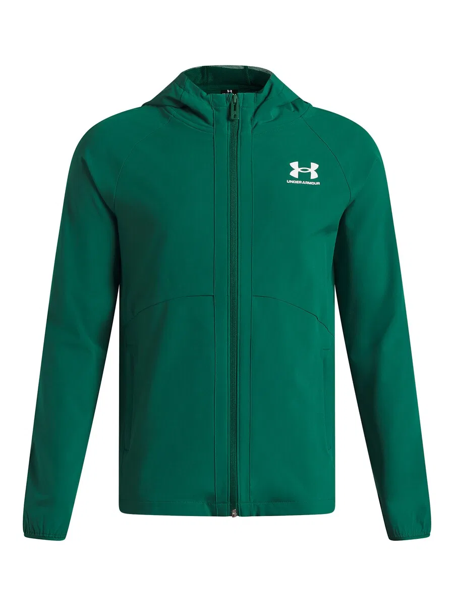 Куртка UNDER ARMOUR Performance Jacket 'Vibe' зеленого цвета