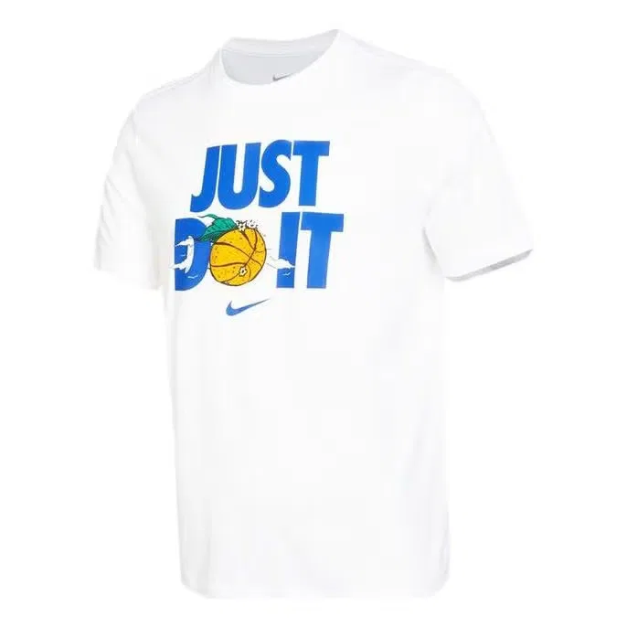 Футболка с принтом Just Do It Nike, разноцветный
