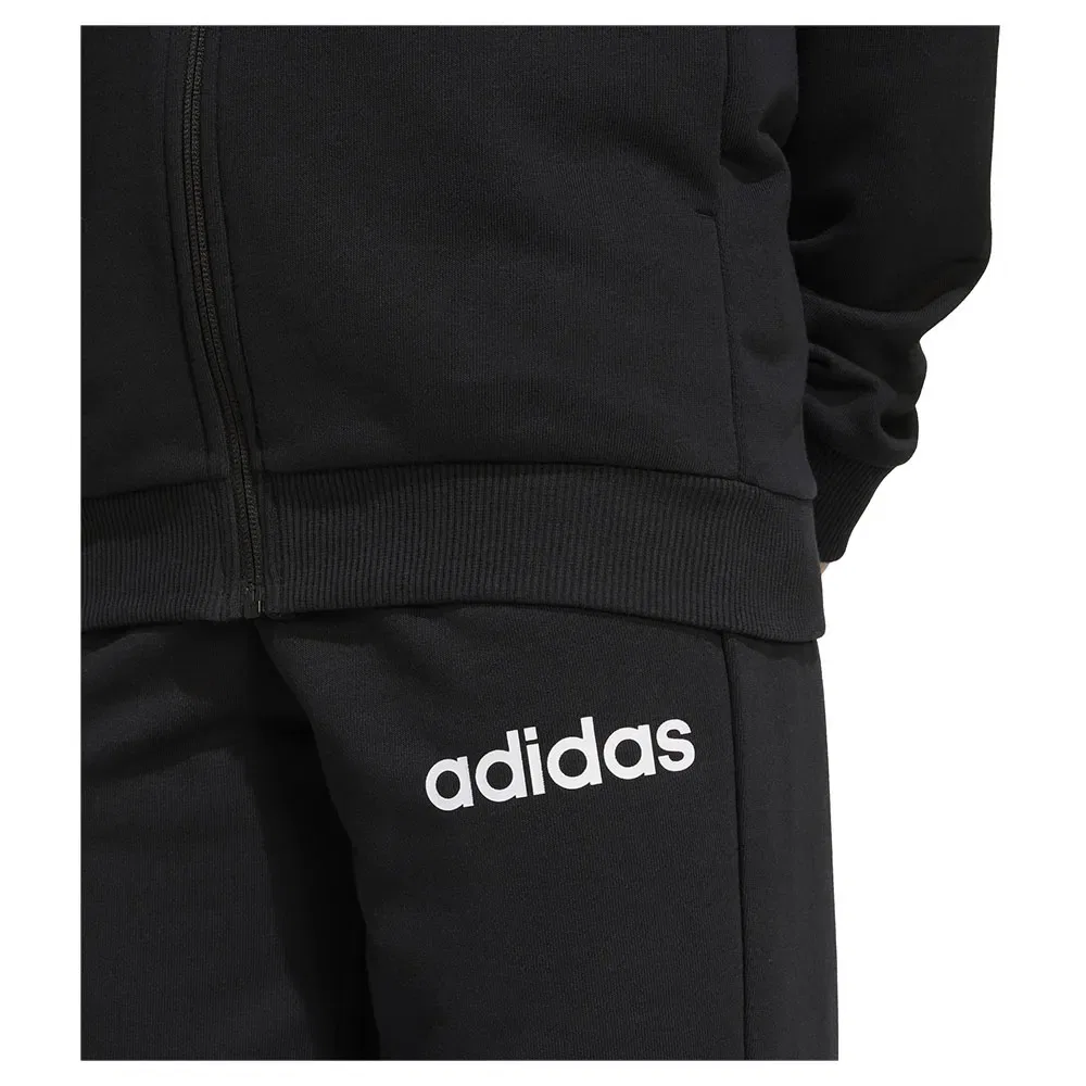 Детский спортивный костюм с принтом Adidas Essentials, Black — фото 4