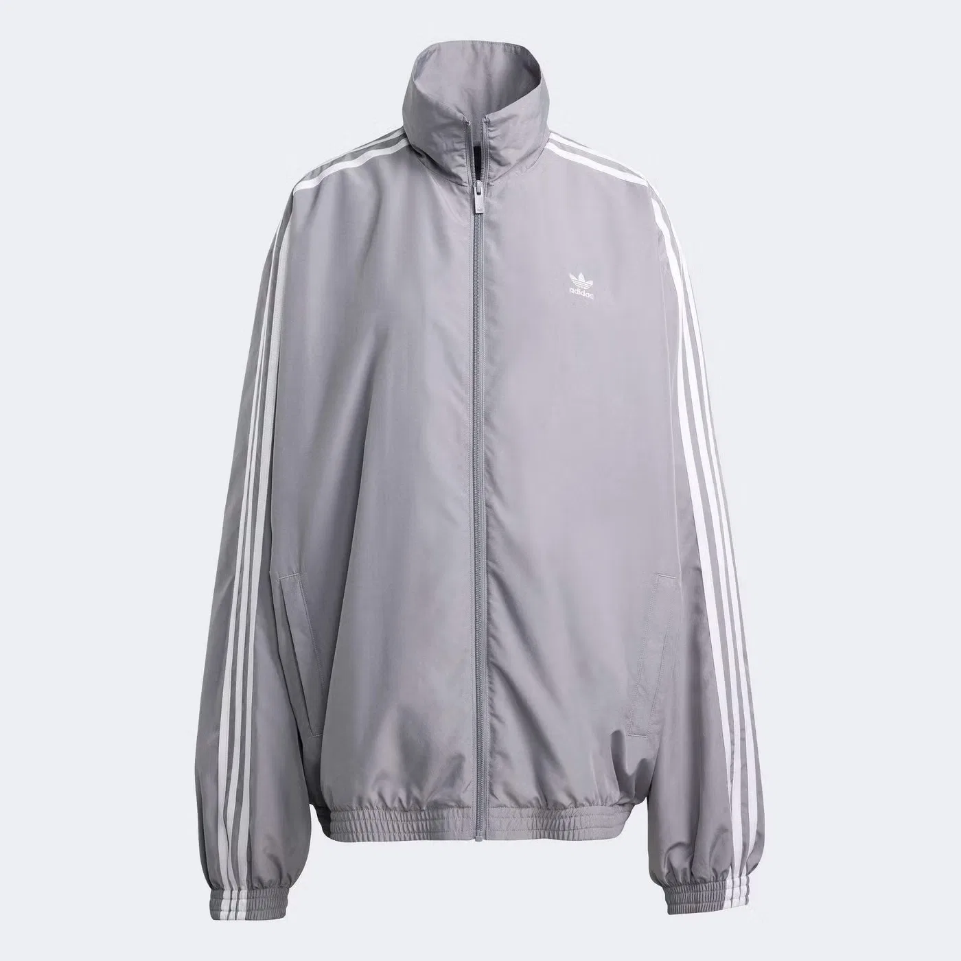 Куртка оверсайз Adidas, серая