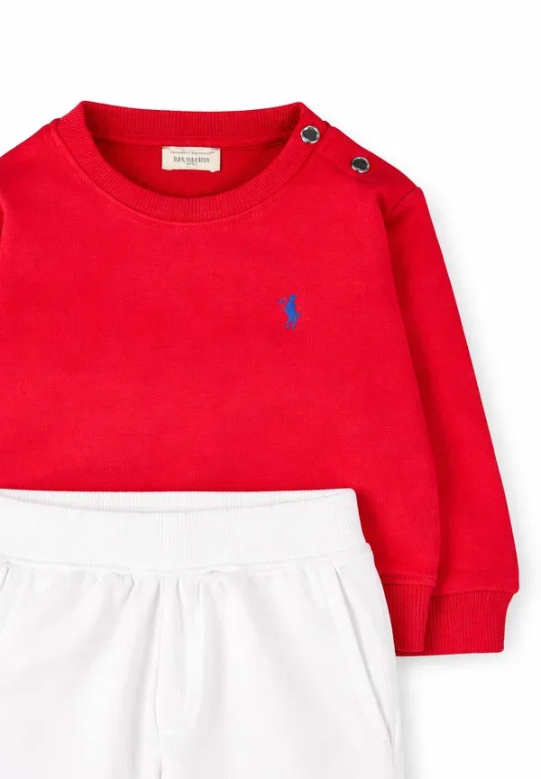 Комплект спортивных костюмов хлопковый Set Tru Trussardi Junior, red, красный — фото 3