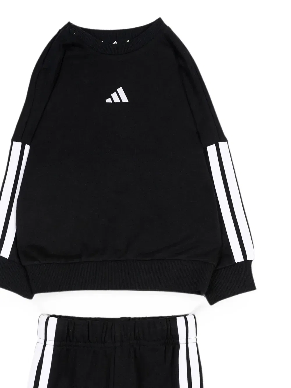 Спортивный костюм с логотипом и боковыми полосками Adidas Kids, черный — фото 3