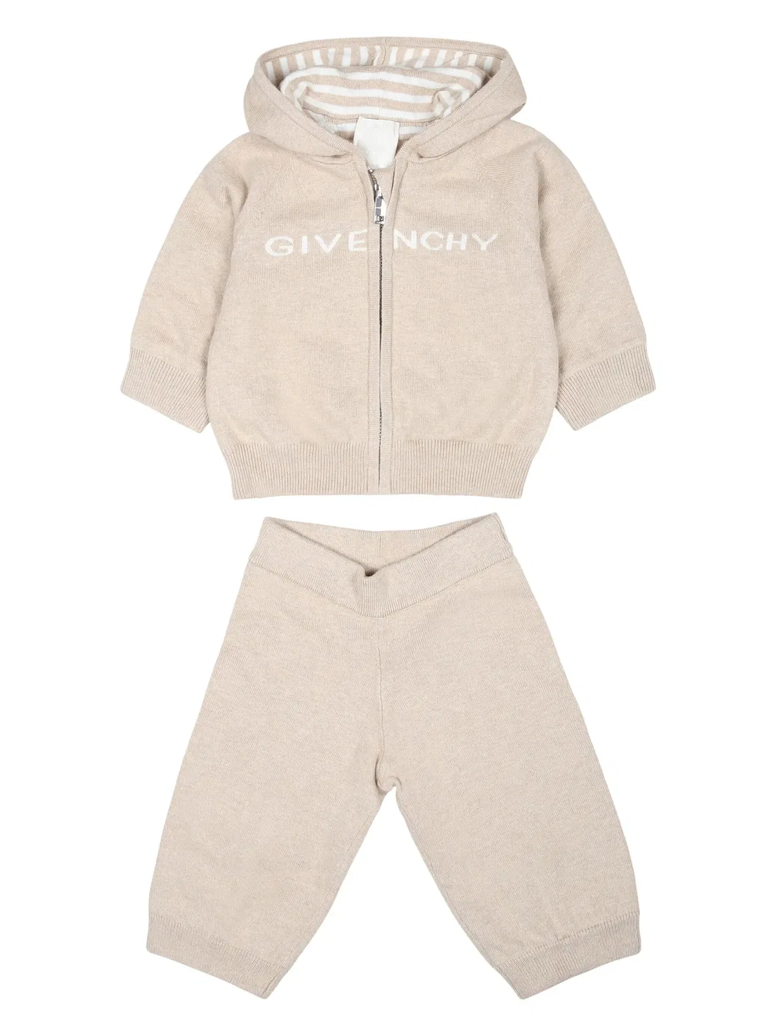Комплект спортивной одежды с жаккардовым логотипом Givenchy, нейтральный