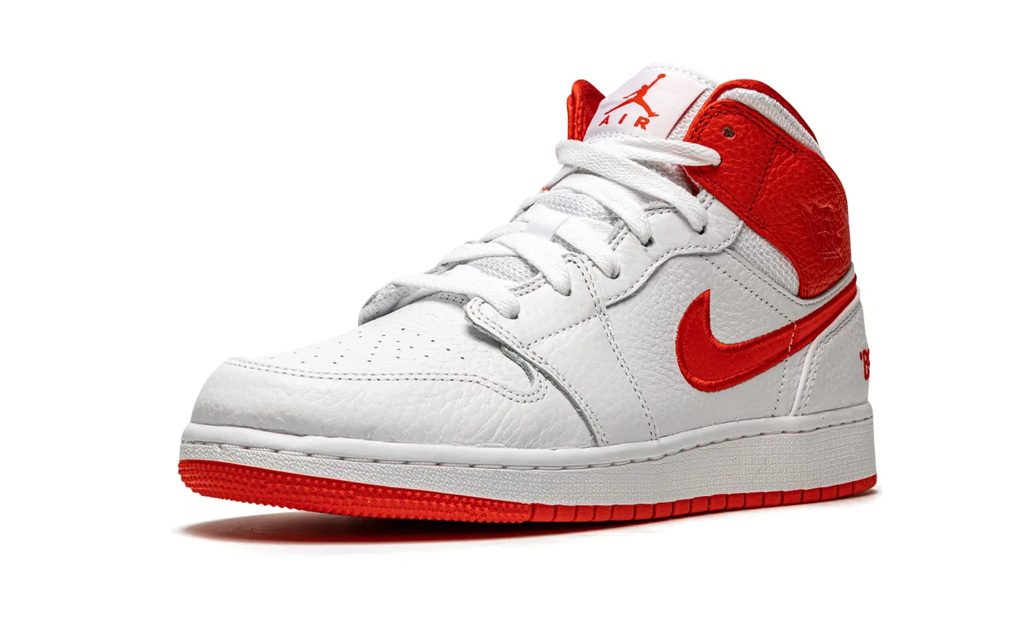 Детская футболка с принтом NIKE Sportswear Club NIKE, White Red — фото 4