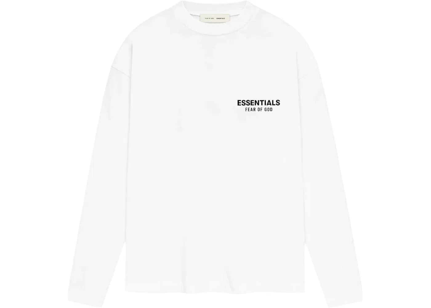 Мужская футболка с длинным рукавом Classic Long Sleeve Tee Fear of God, Bright White — фото 2