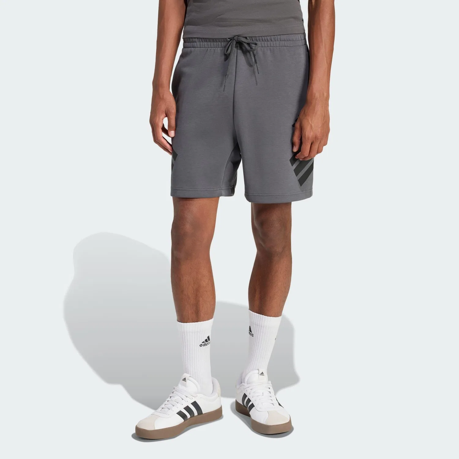 Мужские шорты с принтом Future Icons 3-Streifen Adidas, Darkgrau