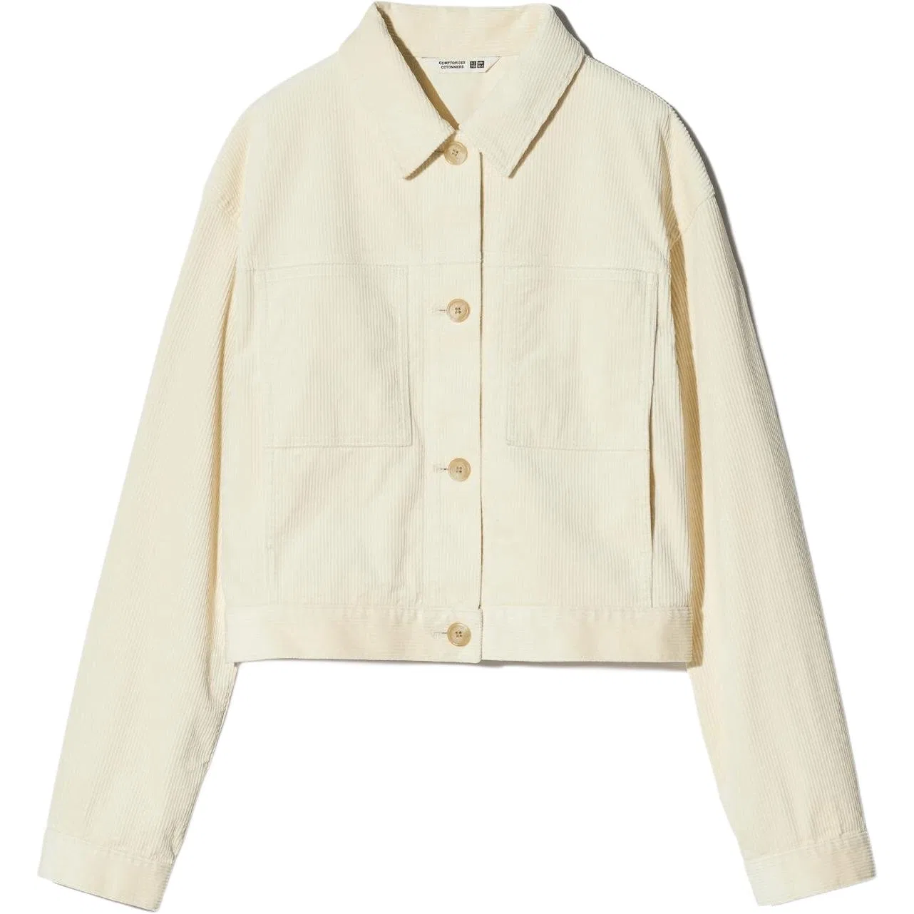 Женское пальто с лацканами Comptoir Des Cotonniers UNIQLO, Light Beige