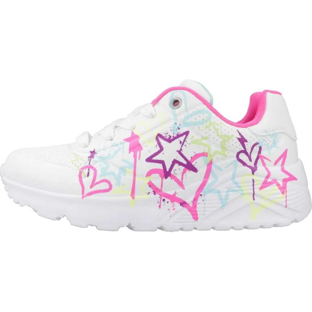 Детские кроссовки для девочек Skechers, Цвет Weiss — фото 2