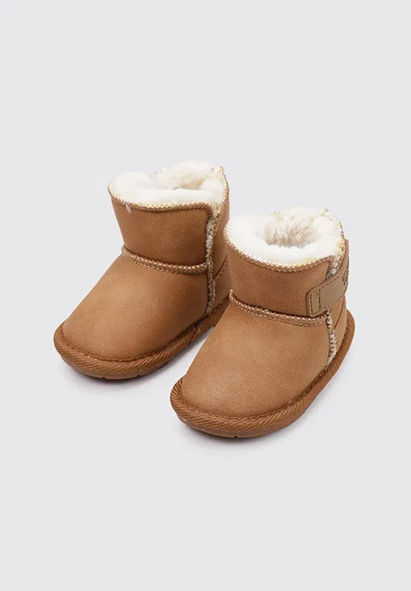 Ботинки с теплым утеплителем Baby shoes Osito By Conguitos camel, коричнево-бежевой — фото 2
