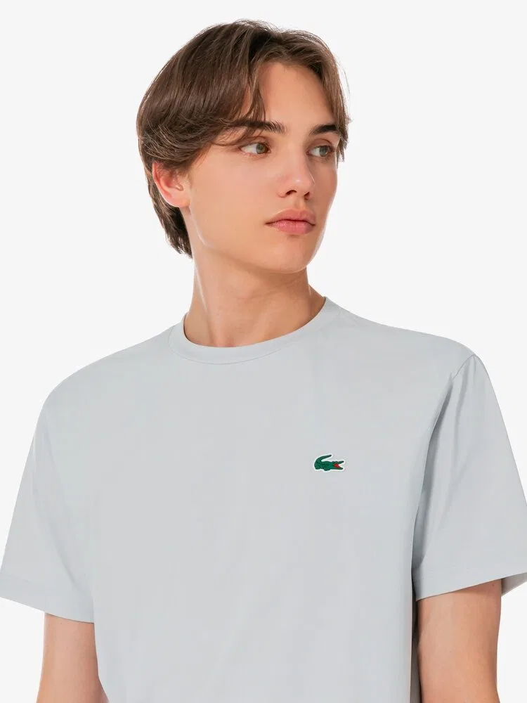 Футболка с коротким рукавом функциональная LACOSTE, Silver — фото 2